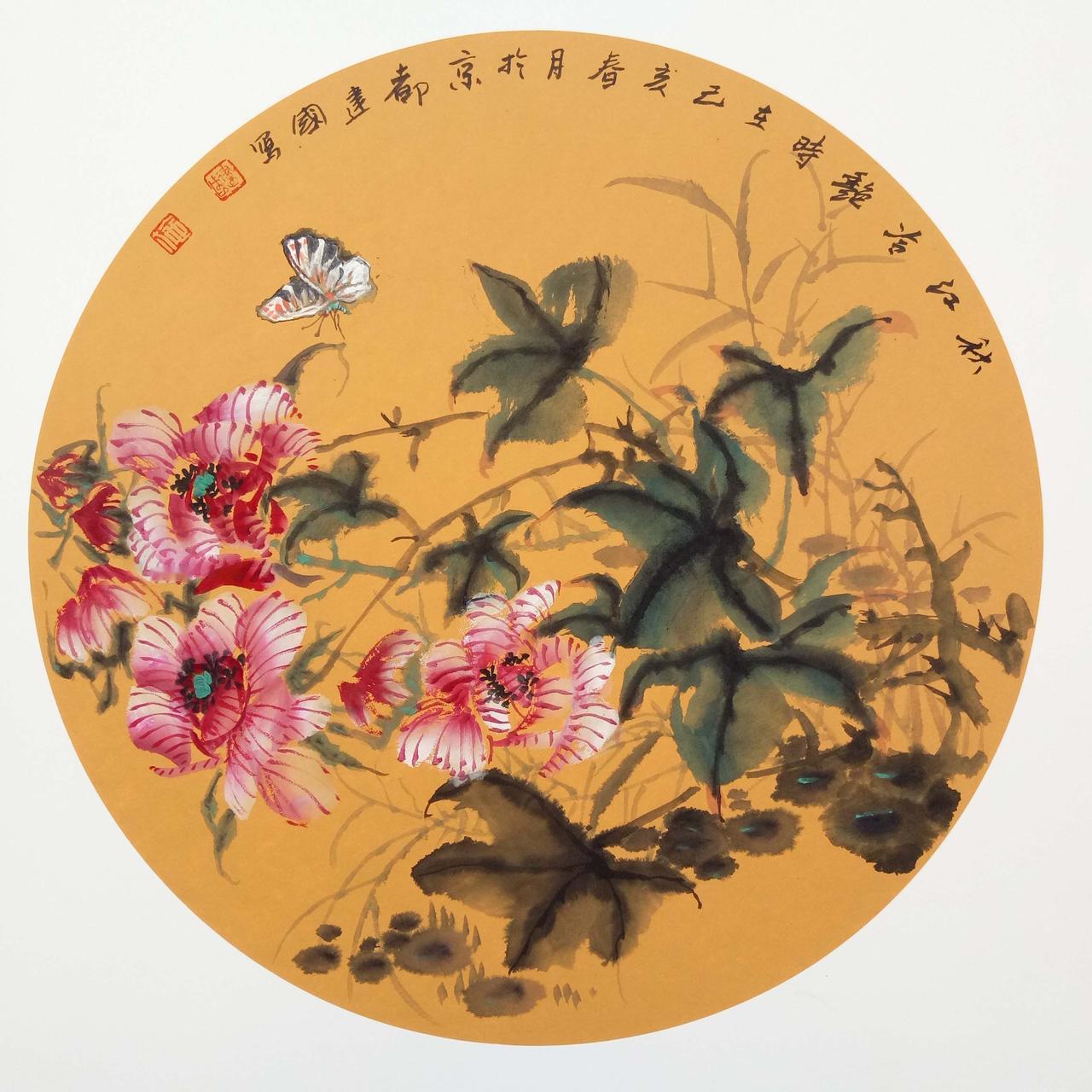 施建国花鸟小品，妙笔生花，诗意盎然。每一幅作品都仿佛一幅流动的诗篇，将自然之美与