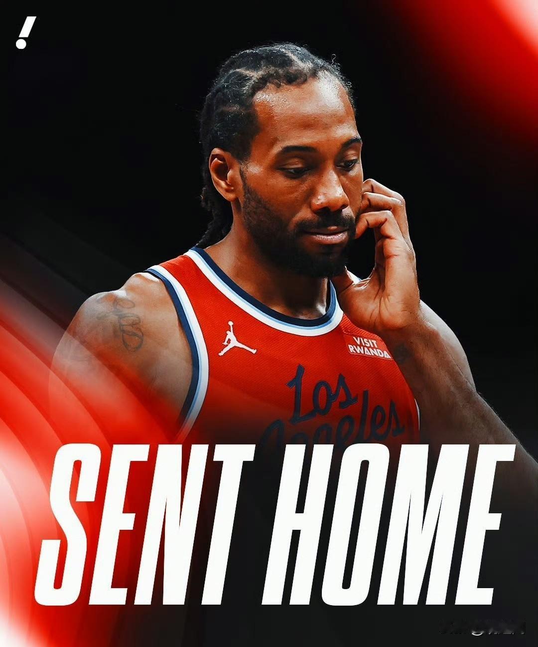 快船突发消息！
联盟消息人士透露，快船球星科怀-伦纳德因左膝出现不适，将被安排提