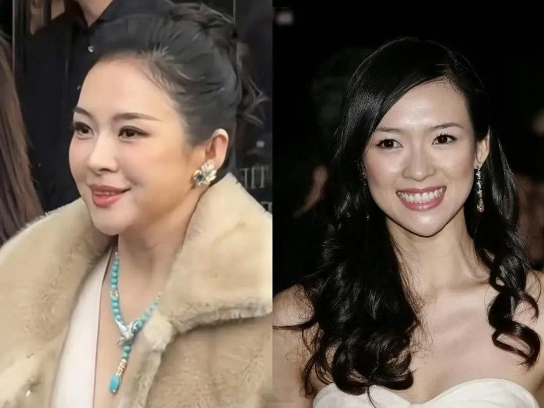 一位名人近期的照片和以前的照片 