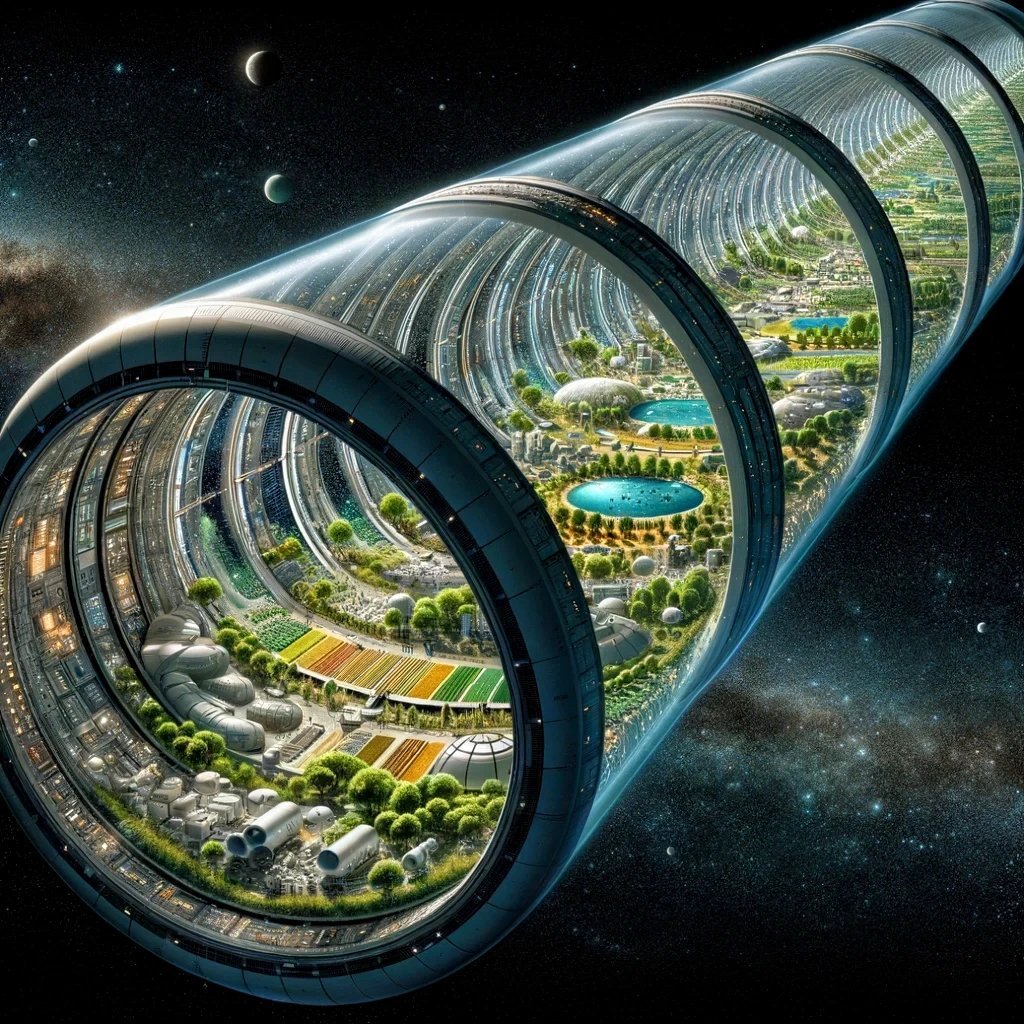 未来的太空城市 ​​​