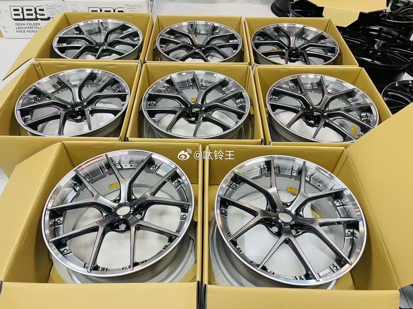 日本进口 BBS RIS DB-SLD 20寸 9J ET34 5×112全新现