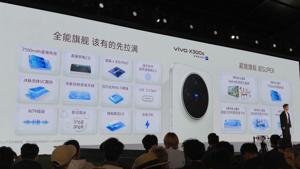vivo X300s以 “超能小 V 单” 定位登场，带来X系列史上最强综合配置