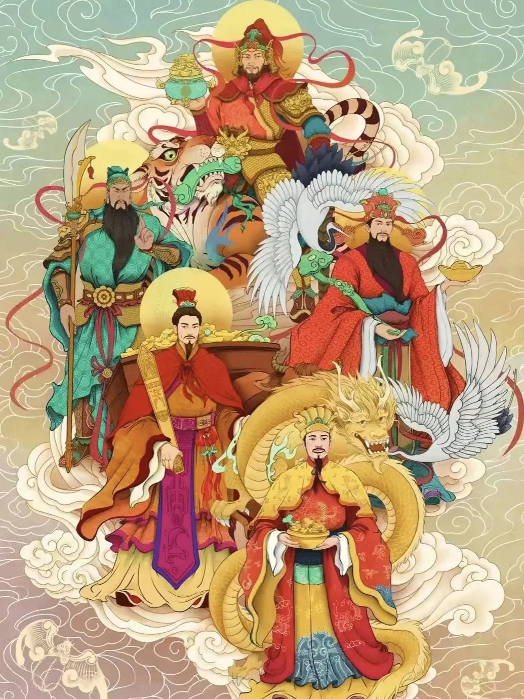 五路财神都是谁，你知道吗？🌟🌟🌟