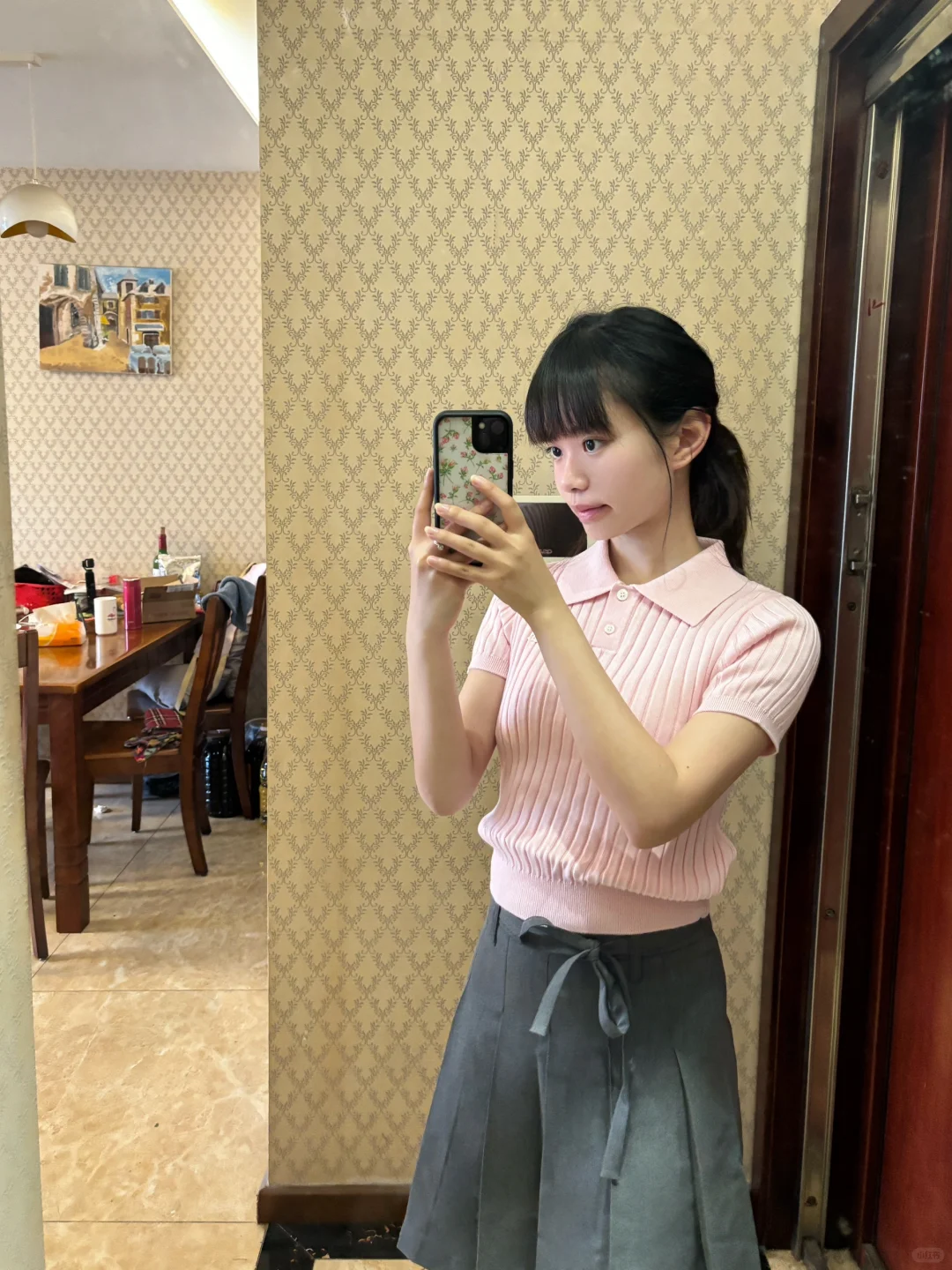 有点学院风乖乖女孩的感觉！