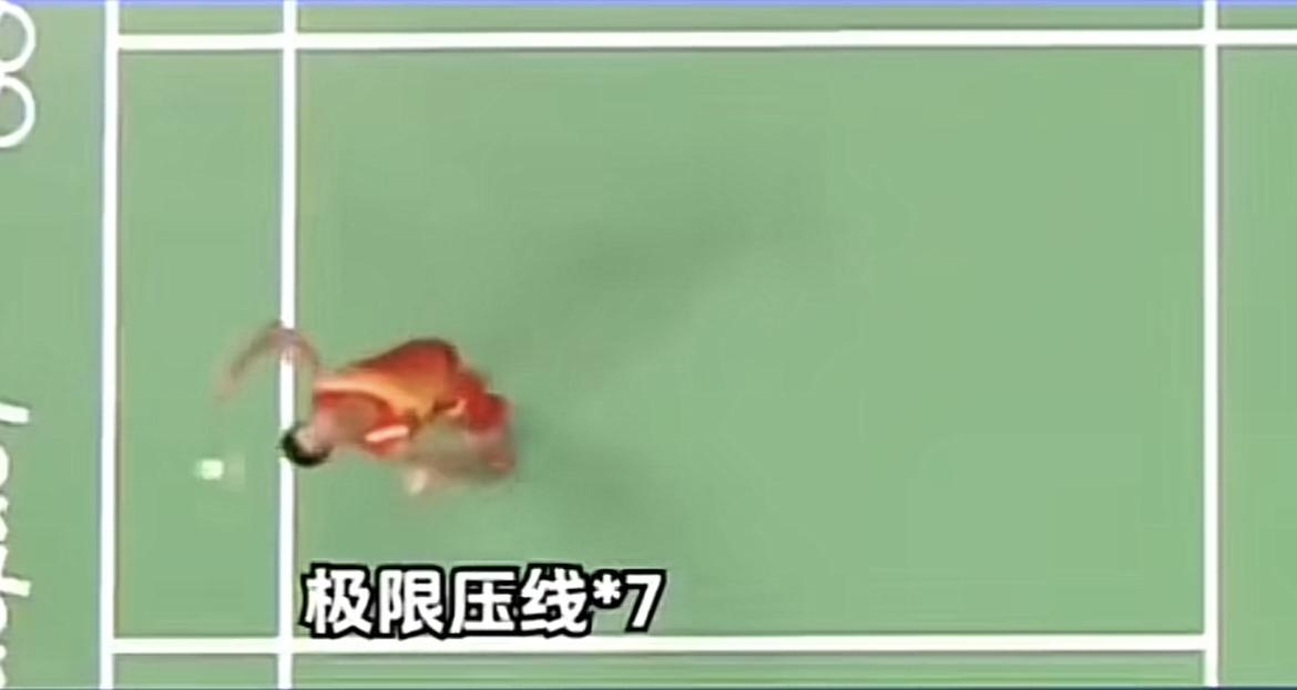 林李热身高远球的每一球都压底线，对于他们来说都是轻轻松松的事情。
羽毛球真是等级