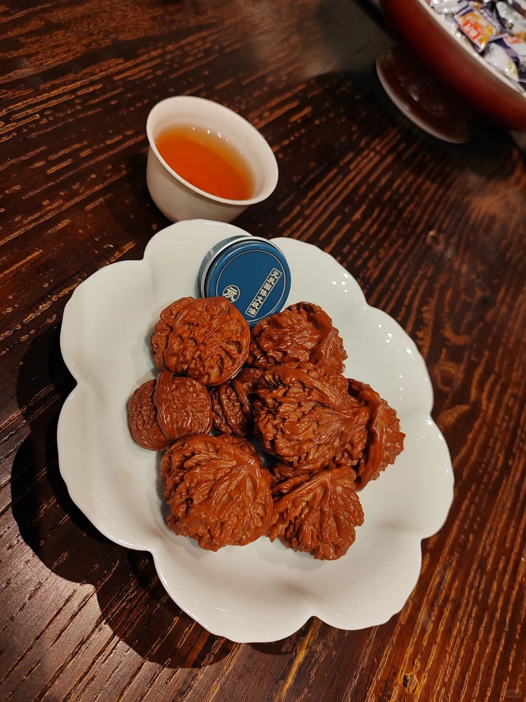 小茶一喝，核桃一盘，生活美哉