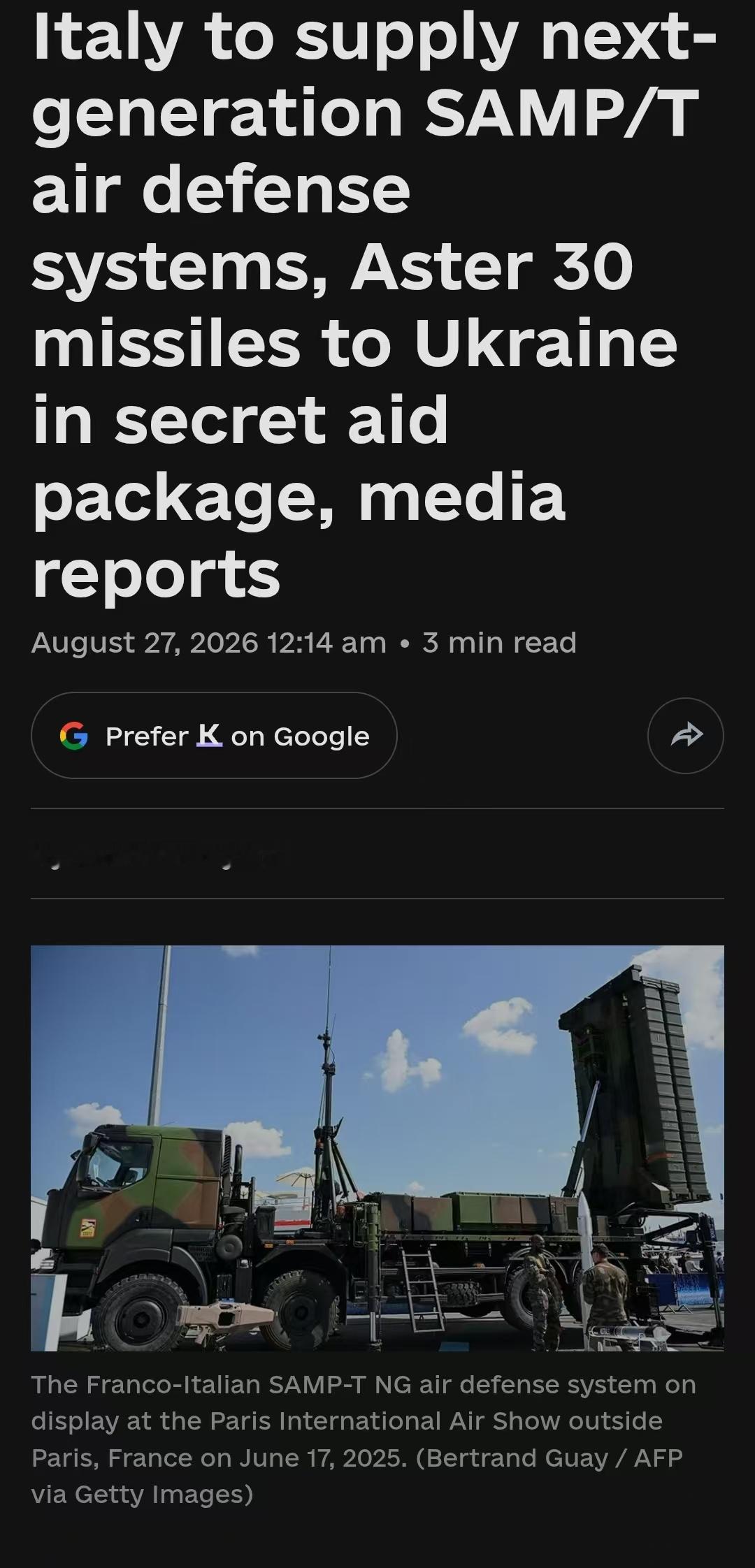 梅洛妮出手了！意大利秘密军援乌克兰，顶级防空系统直送前线久违的总理梅洛妮该出手时