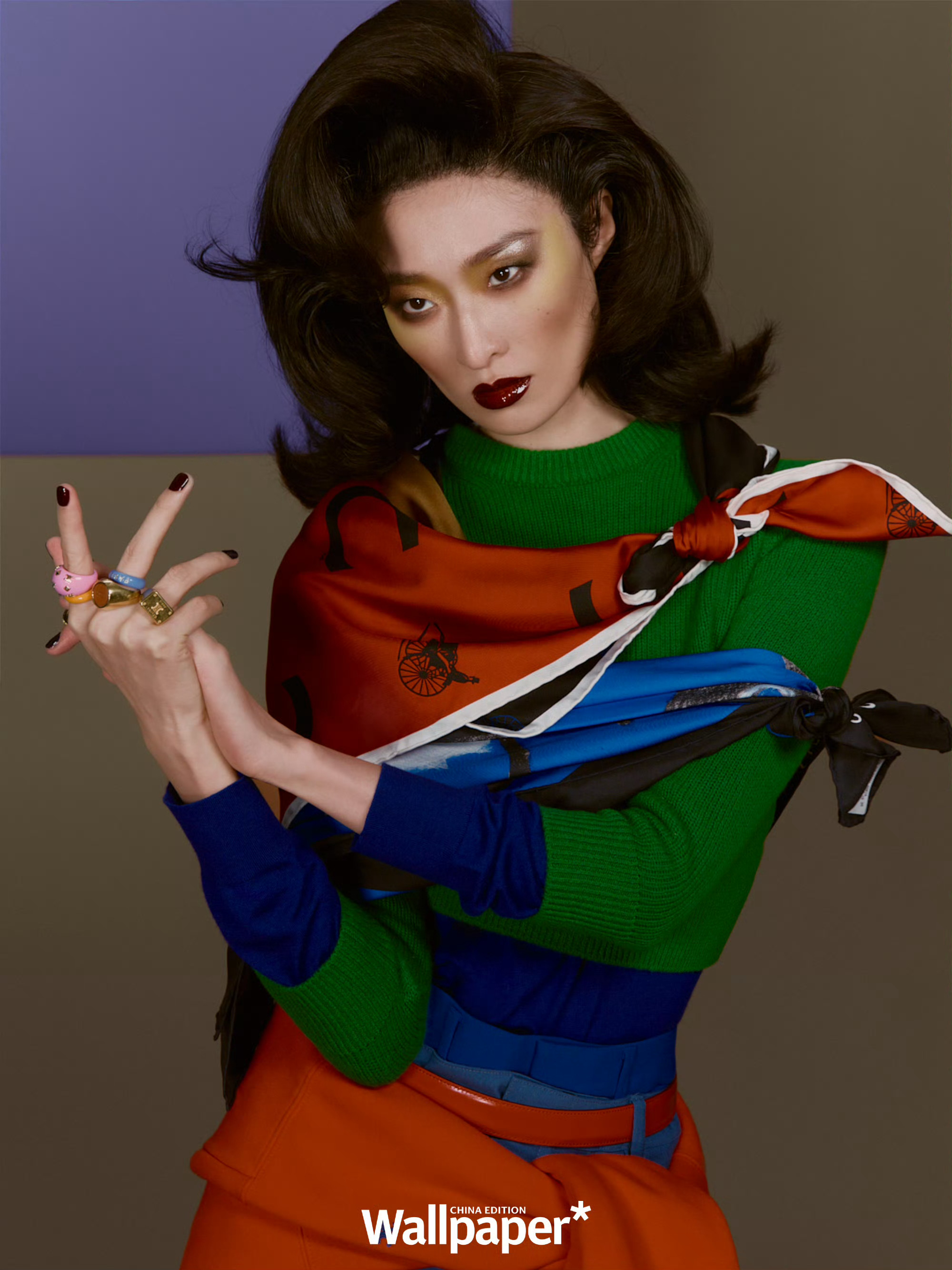 汪曲攸Wallpaper中文版一月刊封面大片Wallpaper中文版开年刊封面摄