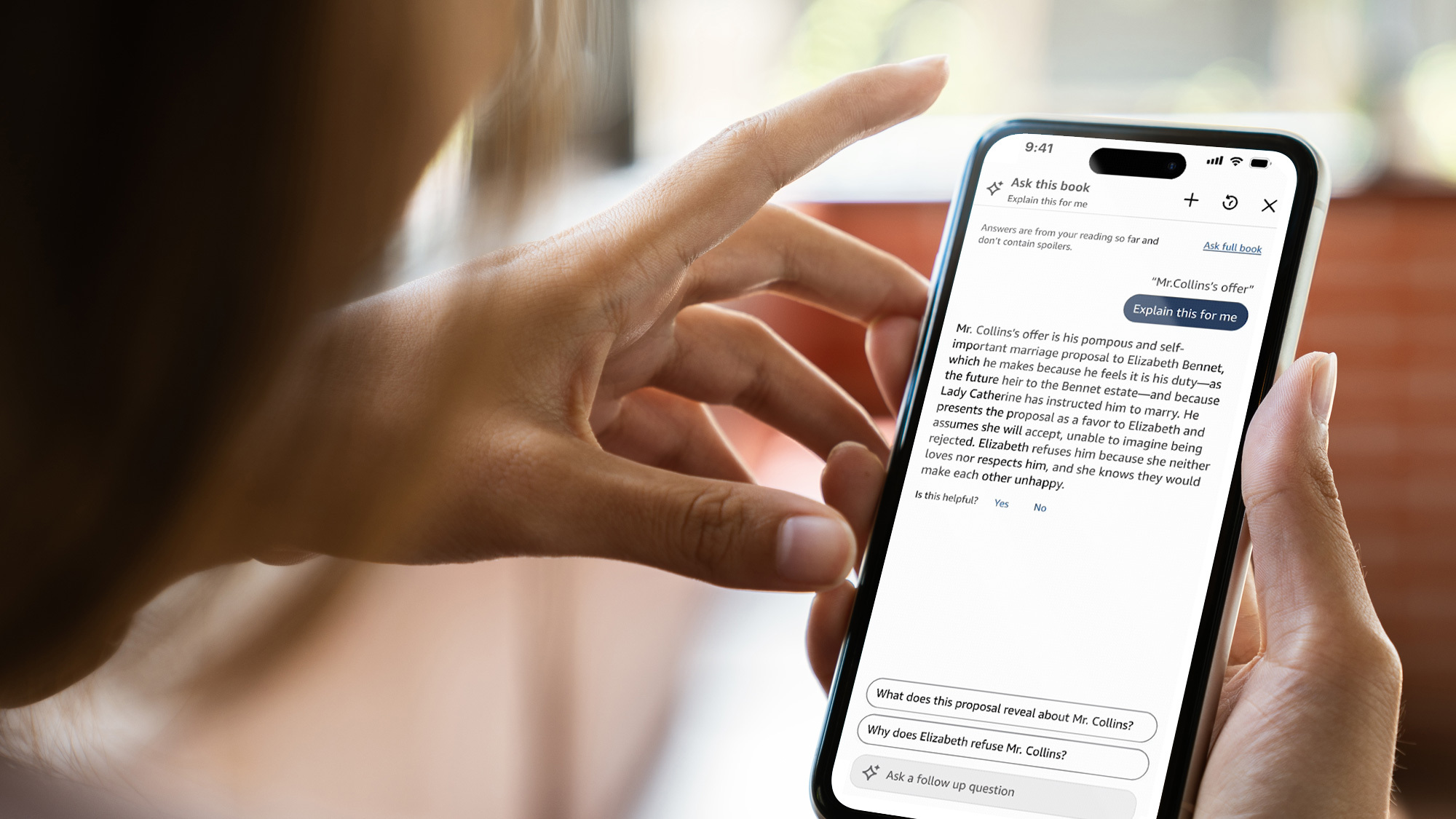 【Kindle 现已包含 AI 助手，新功能可即时解答有关你书籍的问题，且不剧透