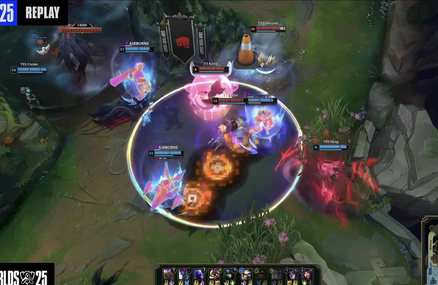 感觉第二局又完了，打架打不过，运营也玩不过[柯基][柯基]T1对战TES ​​​