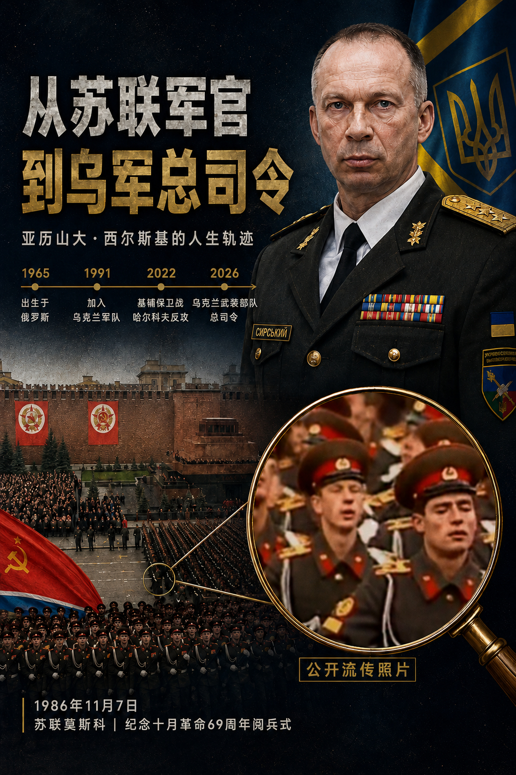 Claude讲述乌军总司令西尔斯基的人生历程。亚历山大·西尔斯基：从苏联军官到乌