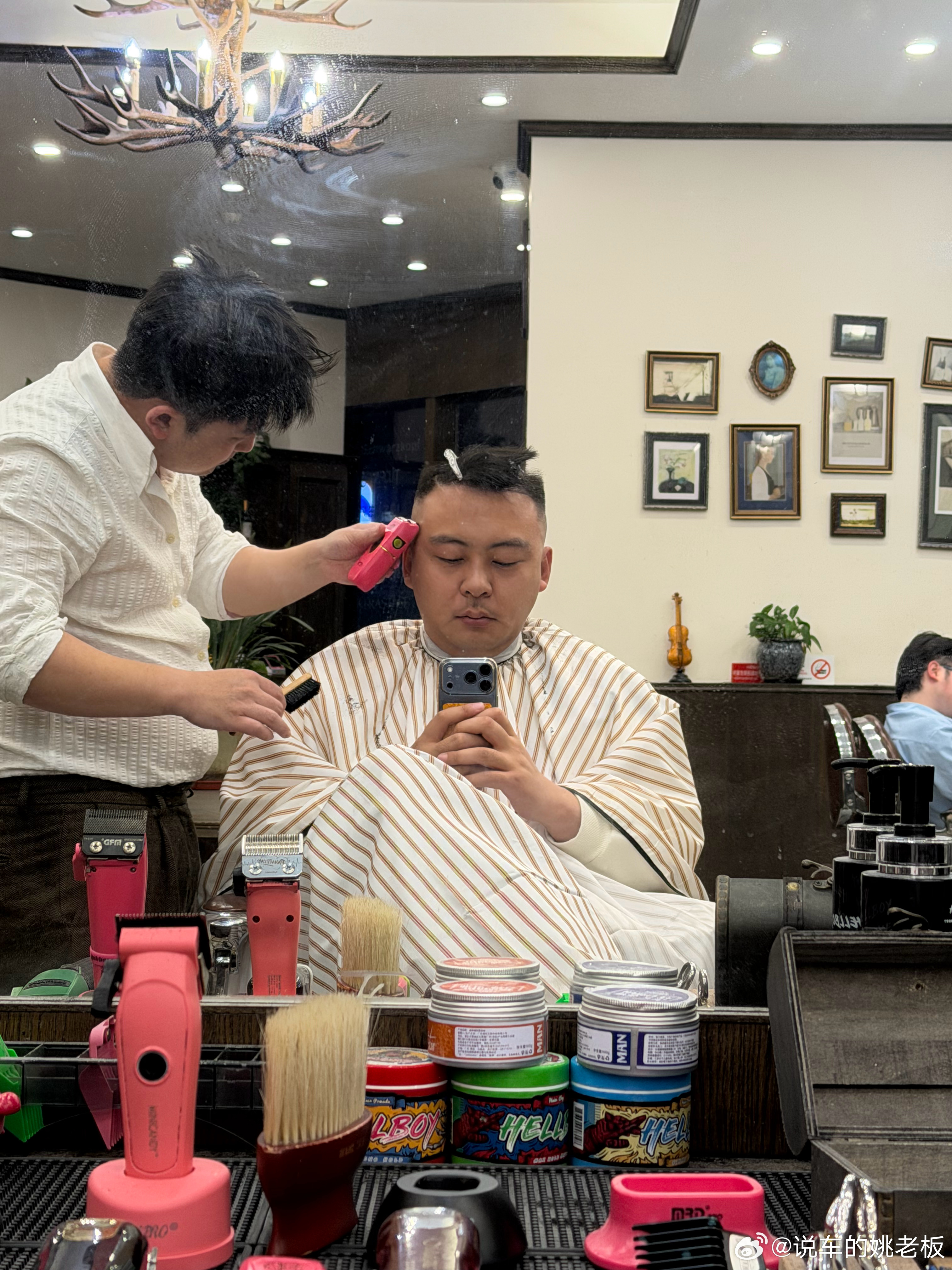 剃个头 明天休息 最近有点太累了 准备调整一下   杭州·老六小炒肉