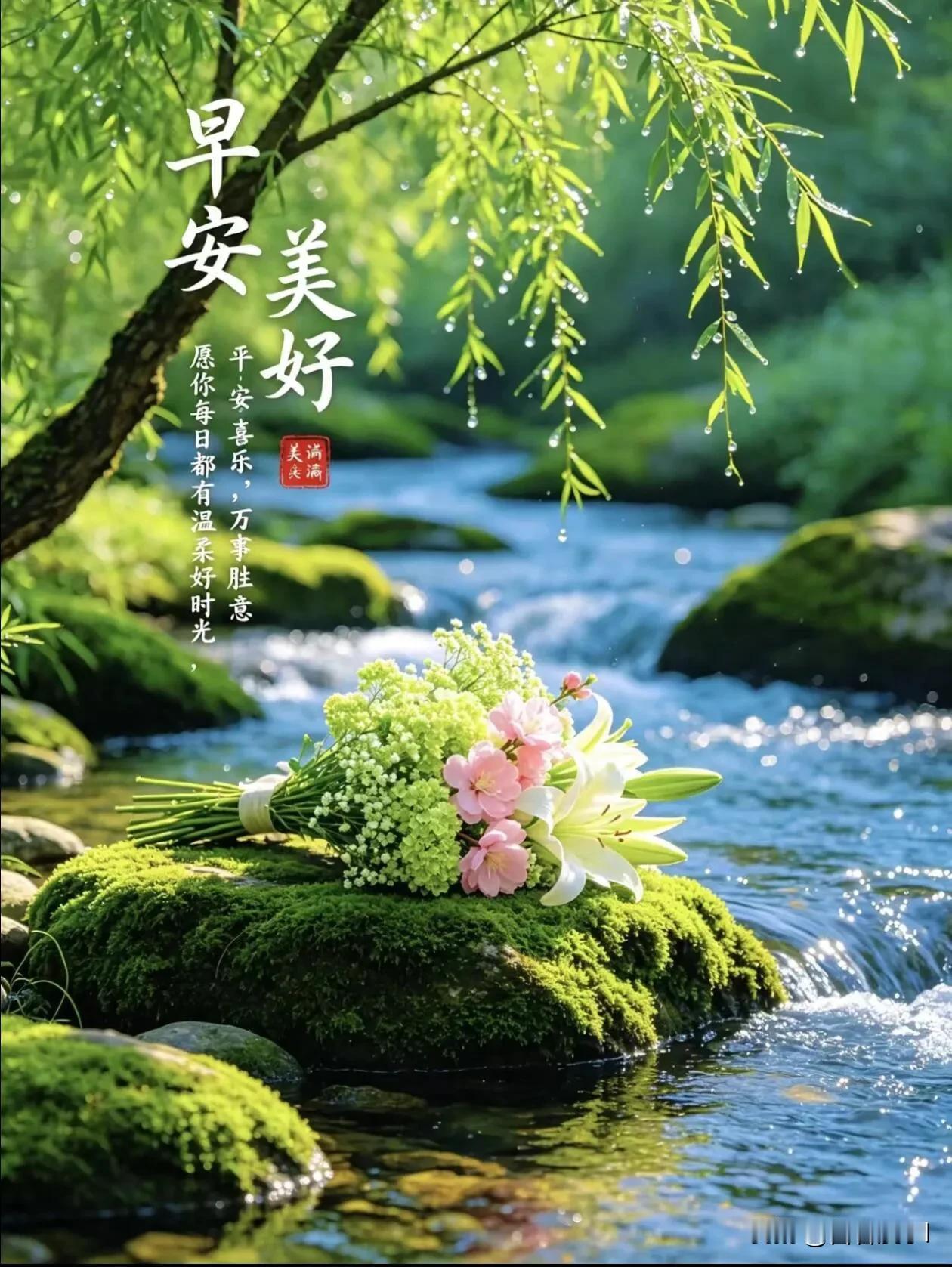 新晨已至，好运启程。愿风雨皆避让，喜乐常相随，平凡日子里满是踏实幸福感。
