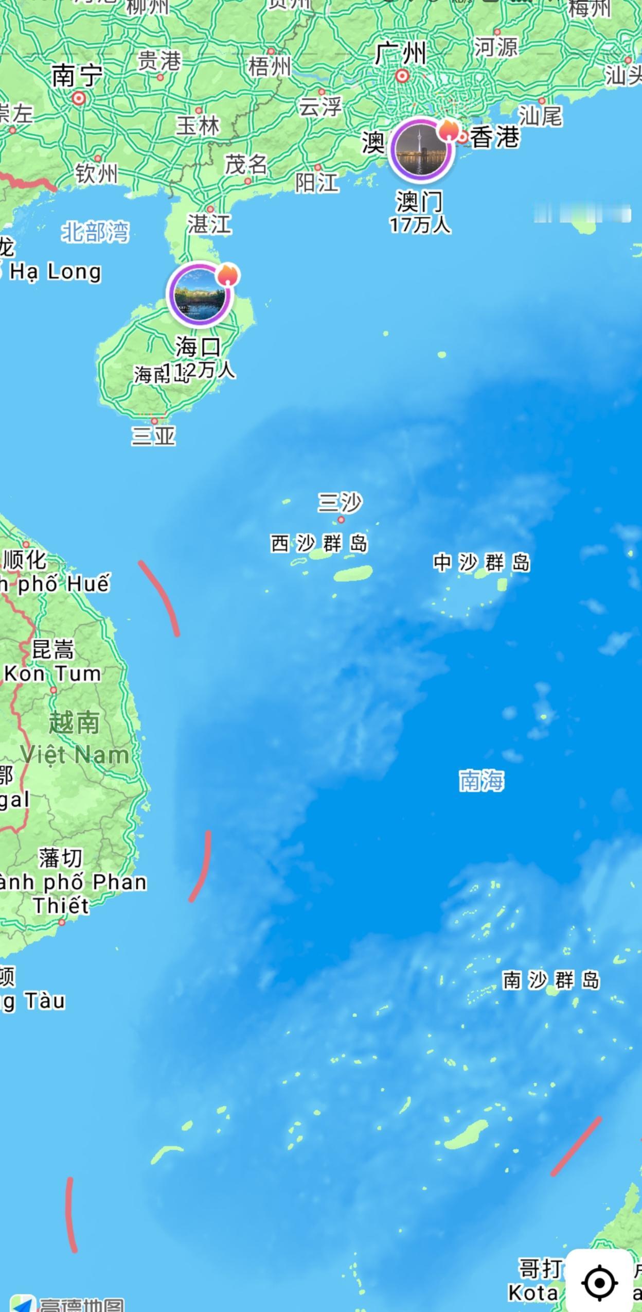 三沙市要是再大一点在这里设一个港口会不会比洋浦港更好？这样更靠大洋中间，世界各国
