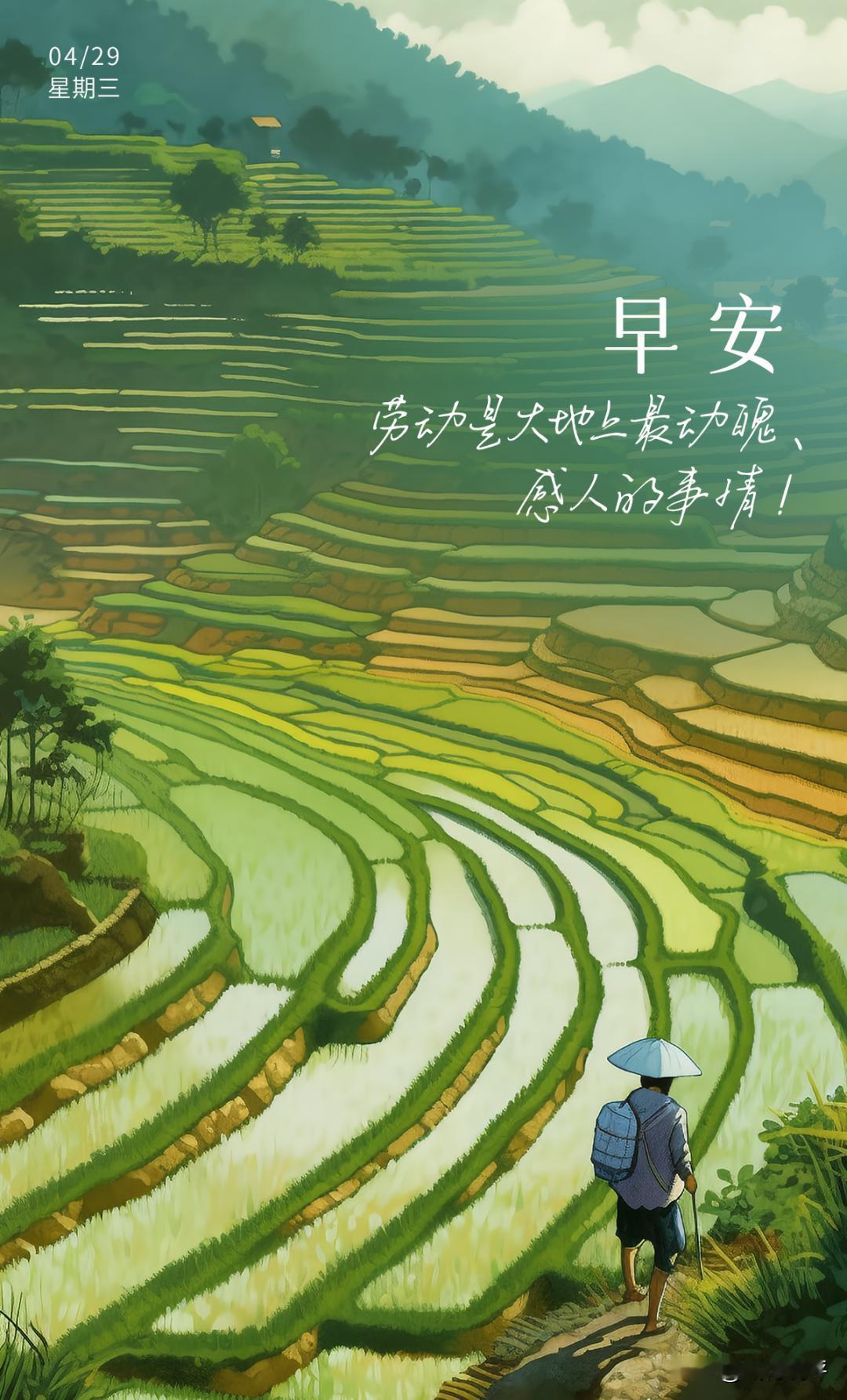 劳动确实是大地上最动魄、感人的事情！就像五月，是劳动者的专属月份。劳动者用双手创