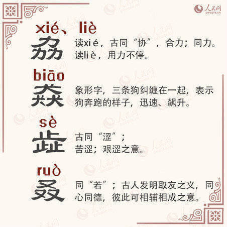 加强版“三叠字”，你会念吗？ ​​​