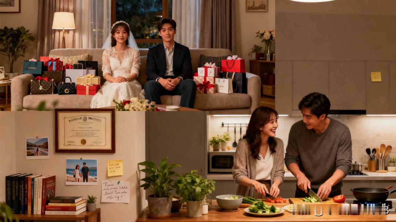 结婚选伴侣，物质条件到底重不重要？有位女子给出了她的答案。她嫁给了喜欢自己，同时