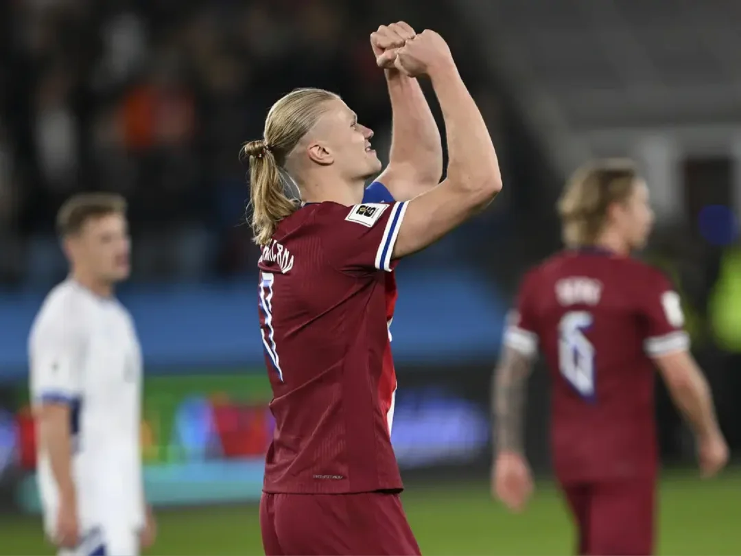 世预赛：挪威5-0狂胜以色列，哈兰德双响