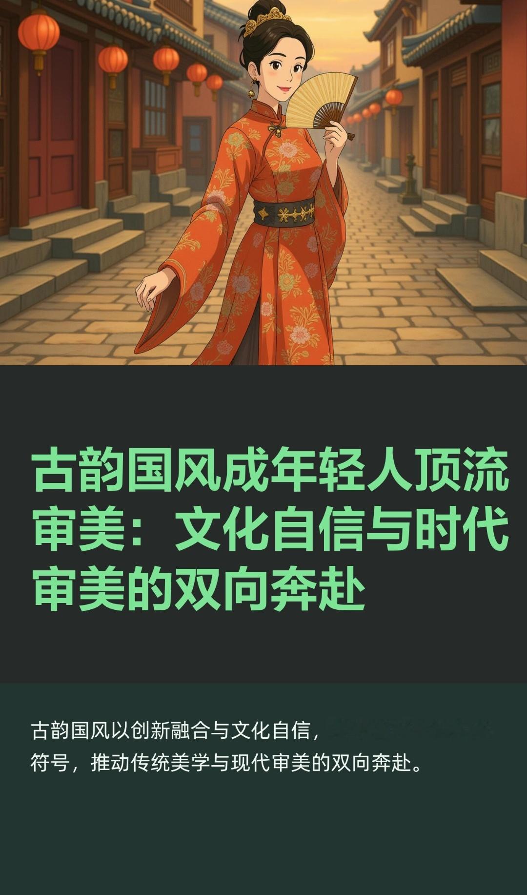 ｜ 在短视频平台，身着汉服的年轻人以古风舞蹈收获百万点赞；国风音乐专辑销量屡创新