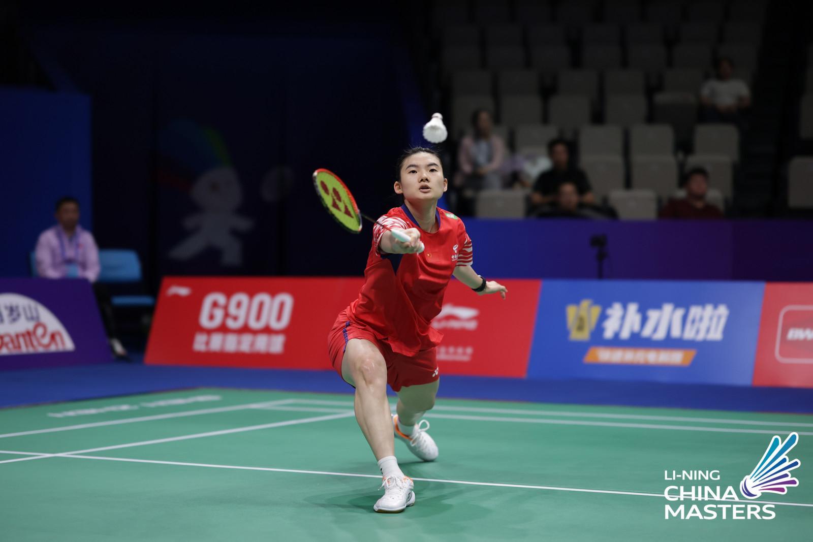 韩悦🇨🇳 21-17、21-15 🇯🇵郡司莉子下轮：韩悦🇨🇳 vs 