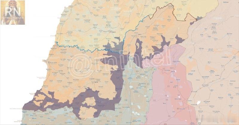 以色列国防军控制着361平方公里的黎巴嫩领土。利塔尼河以南的黎巴嫩领土总面积为1