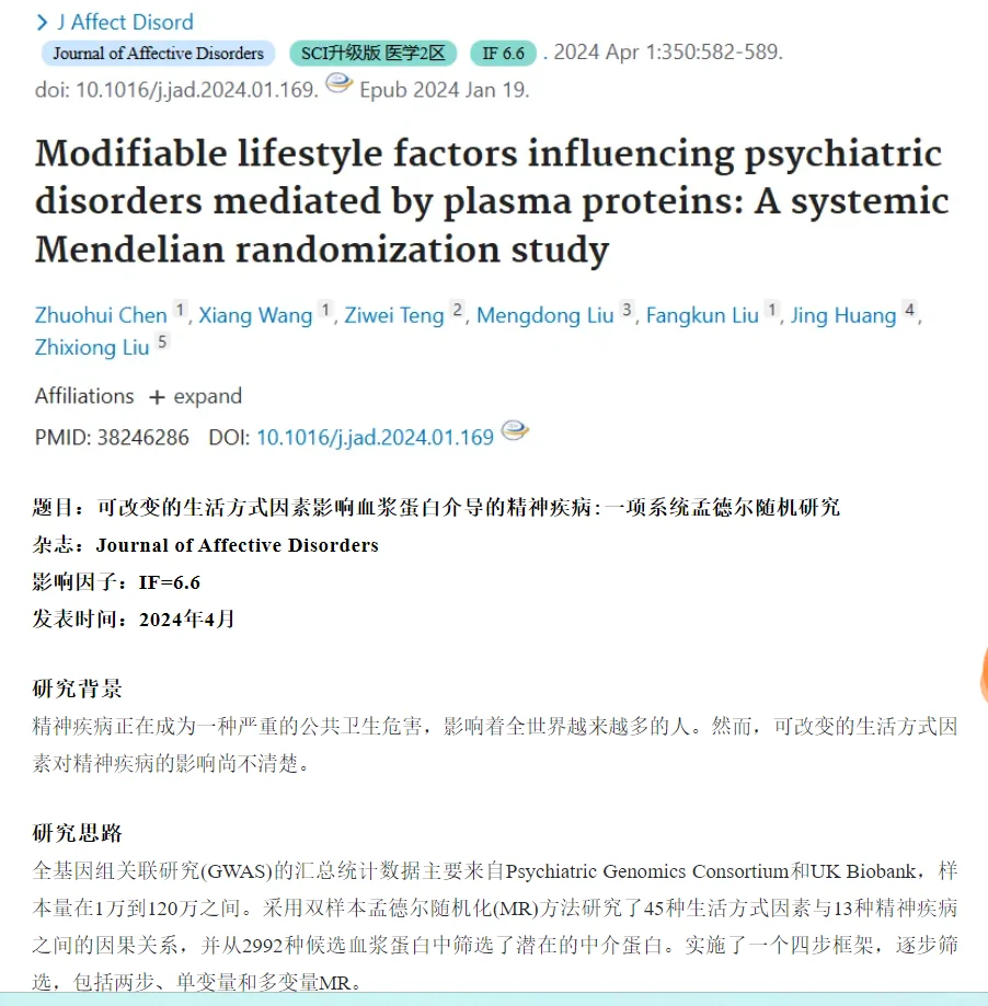 咦，受教育程度与精神障碍相关？