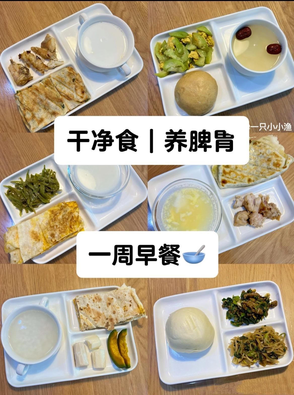 养胃早餐｜一周合集（第3期）周一：驼奶➕鱼肉➕菜煎饼  周二：猴头菇馒...