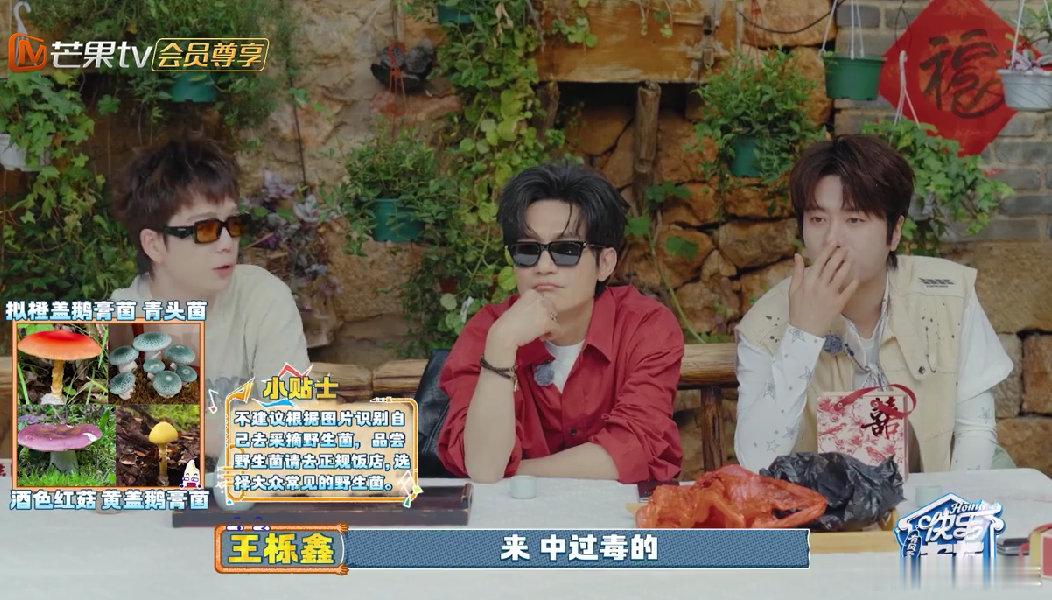  陆虎猜菌子这块是专业的快乐老友有风季开播快乐老友记 陆虎猜菌子技能上线！最正常