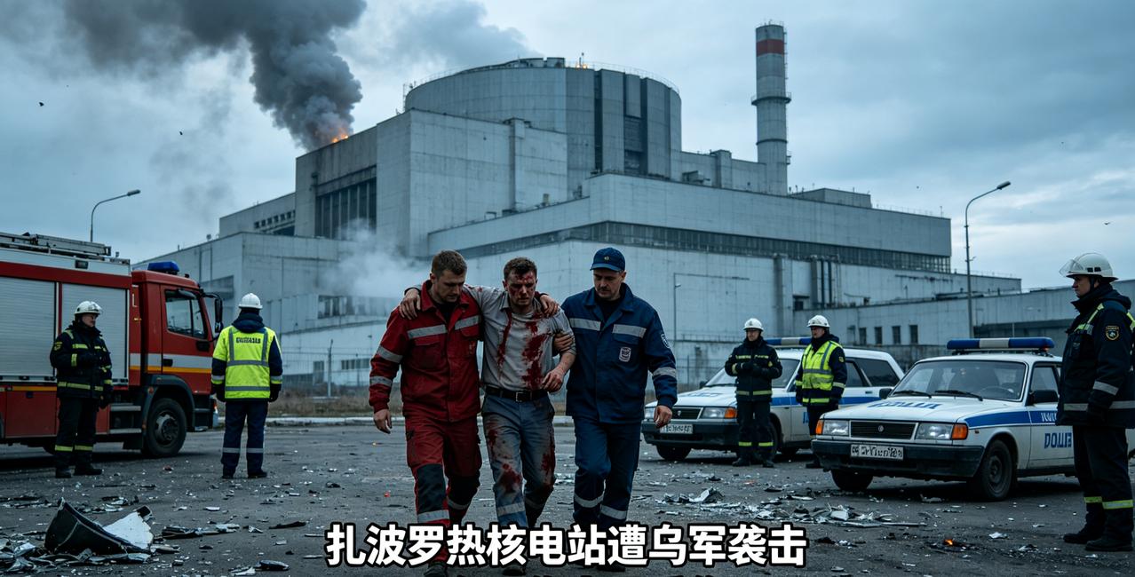 距离反应堆只有100米，无人机炸了：扎波罗热又有人受伤了
我跟踪扎波罗热核电站这