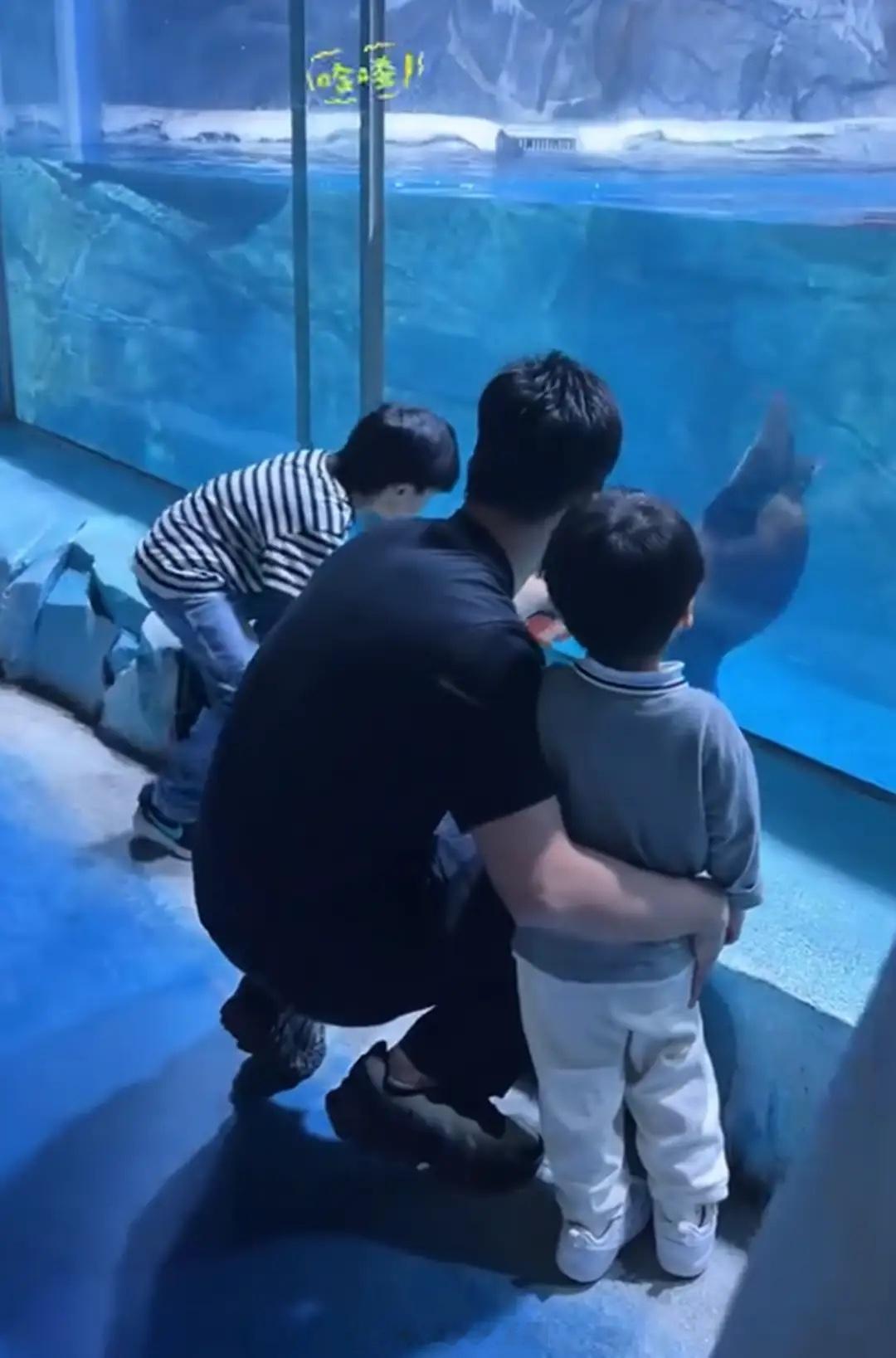 苏炳添一家五口游玩，三胎女儿露脸像爸爸，比两个哥哥还要好看！ 