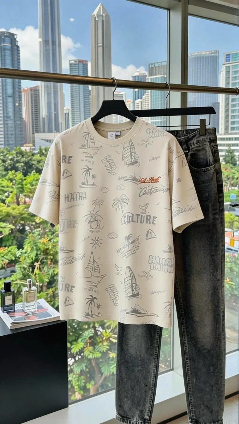 男士夏季潮流百搭T恤