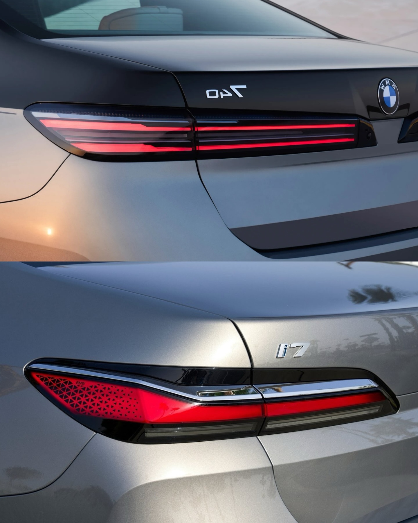 新老7系直观对比bmwsky宝马7系宝马i7