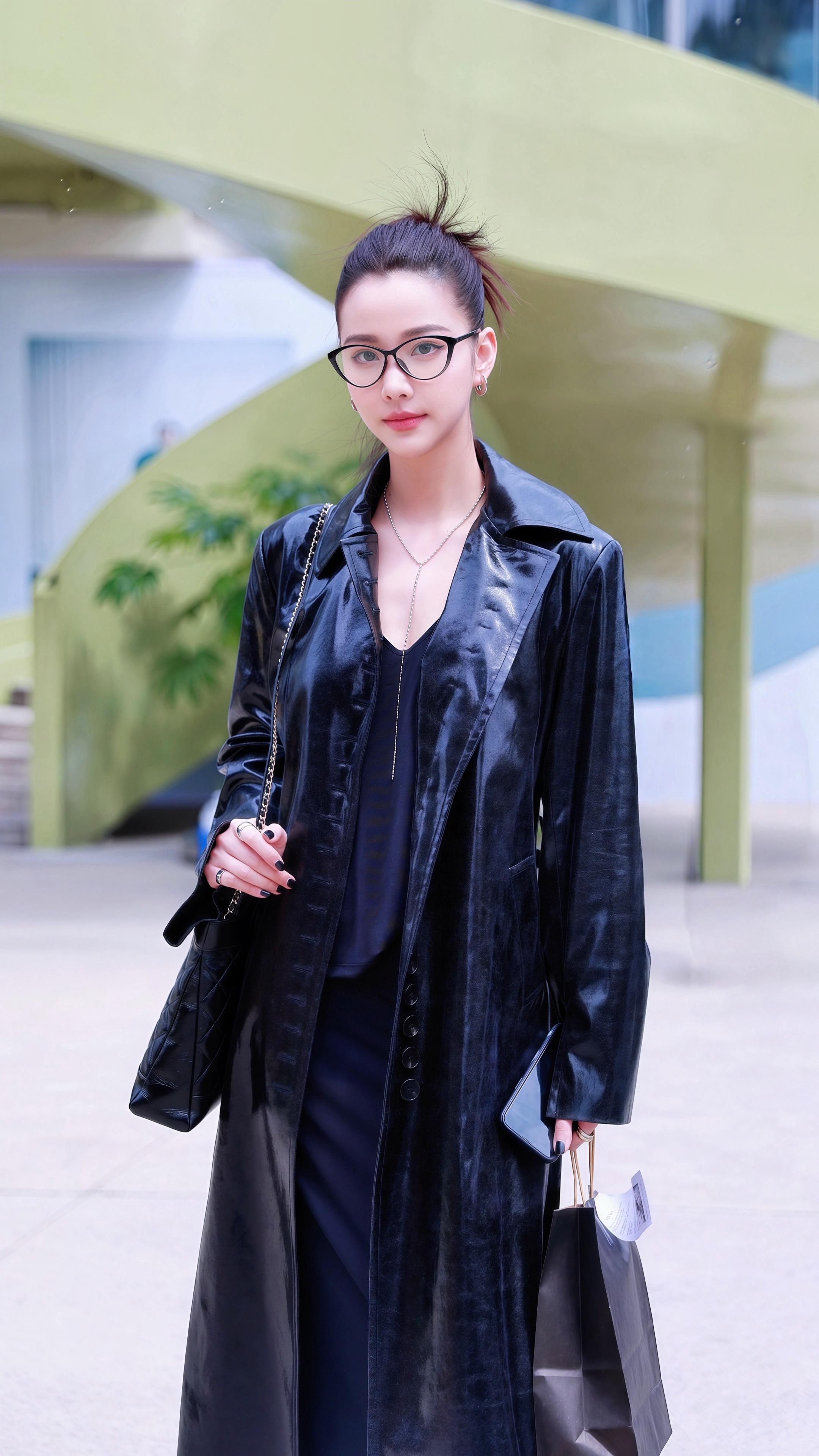 上海街拍｜宁宁。上海女生00后175模特、时尚博主