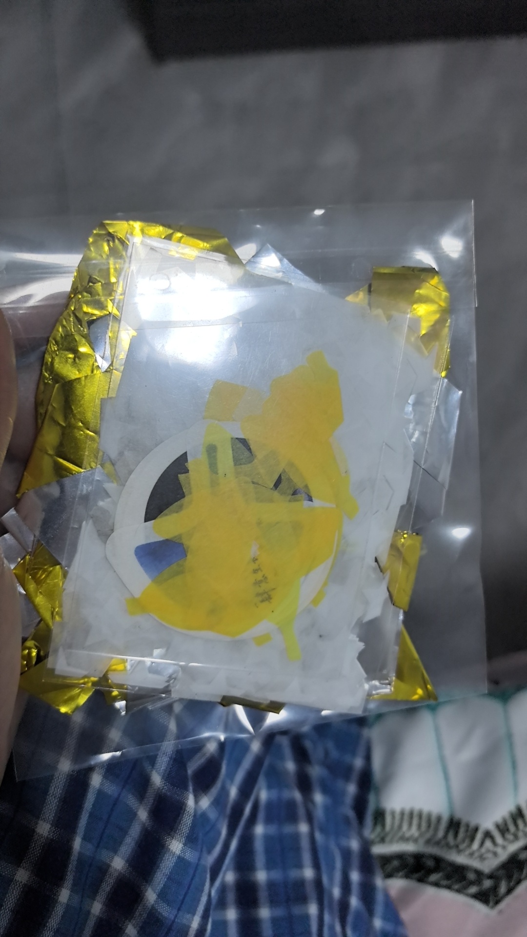 谢谢宝宝给的彩带，都很漂亮