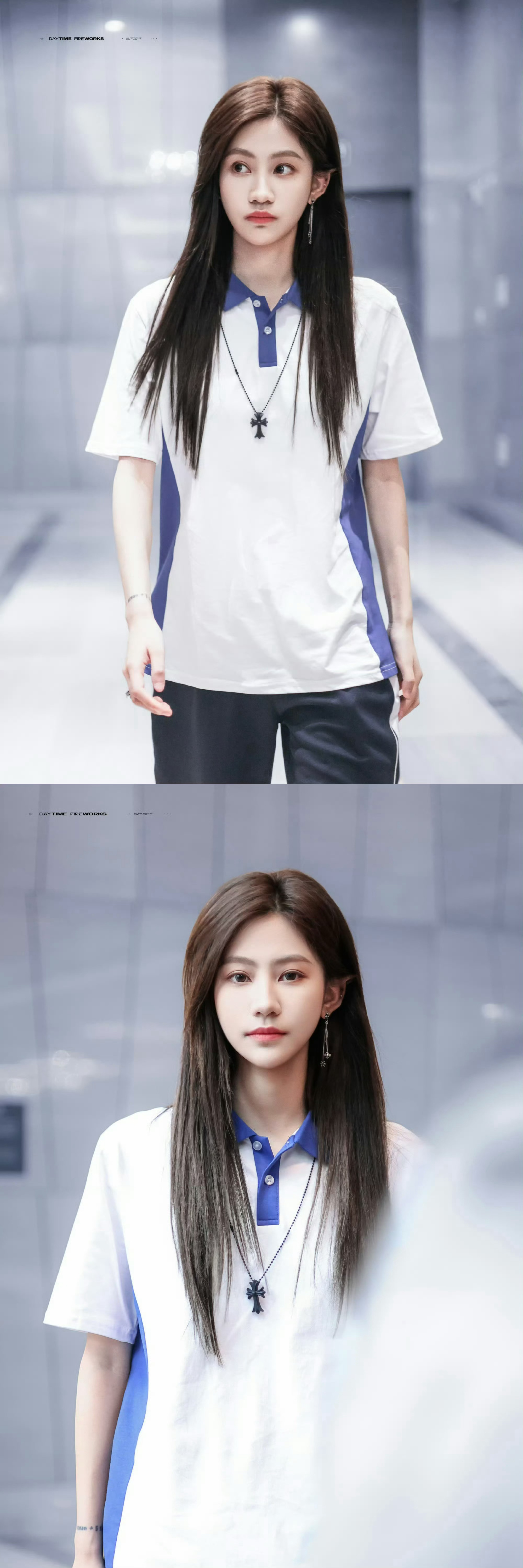 袁一琦音你而来校服路透 袁一琦音你而来今日份录制上班 完全学姐来的 和校服太适配