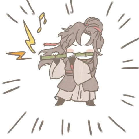 魔道祖师漫画 XSWL，全员懵逼团宠羡：“为啥叫出来两个？？？”x：kim_Qv