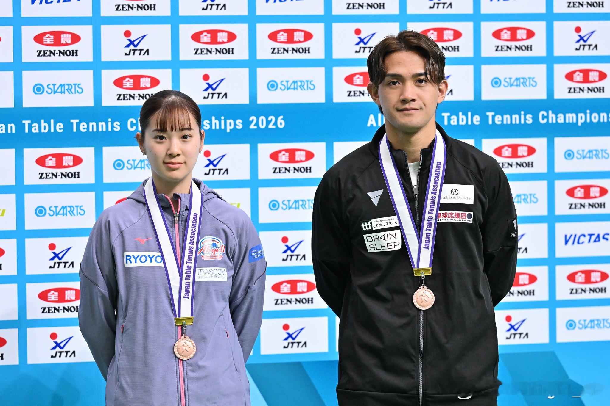 2026全日锦 混双铜牌🥉吉村和弘/长崎美柚、铃木飒/伊藤诗菜 