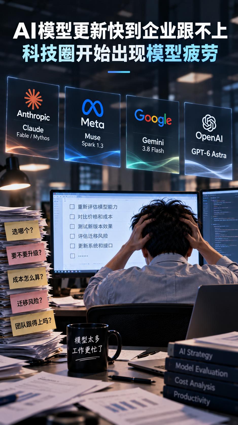 AI模型更新快到企业跟不上，科技圈开始出现模型疲劳

从9月1日到9月6日这一周