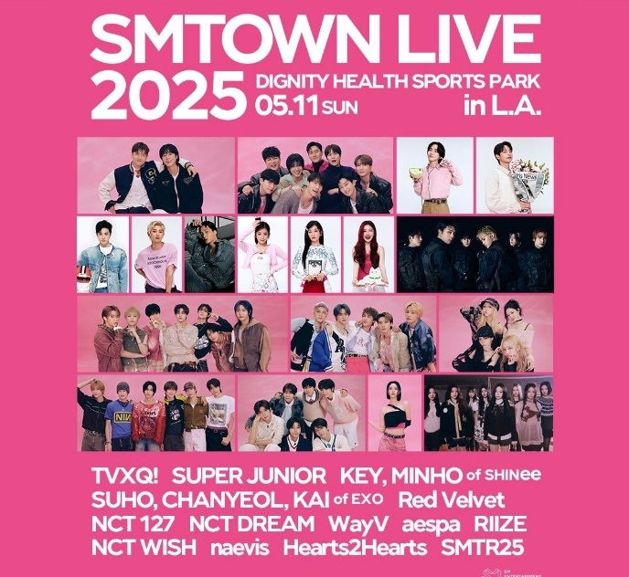 SMTR25将出席SMTOWN红毯SMTR25红毯 SMTOWN LA场官方公告