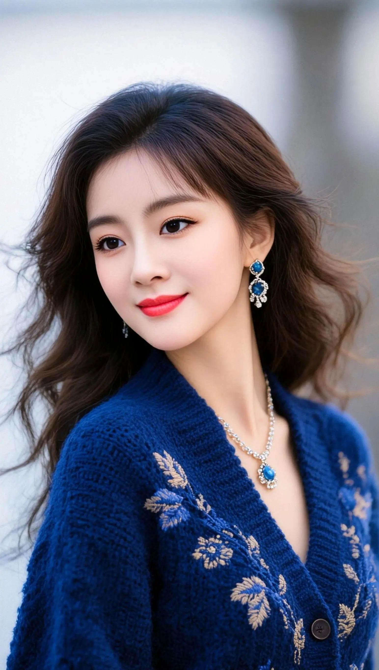 AI蓝调风情照 ai创作