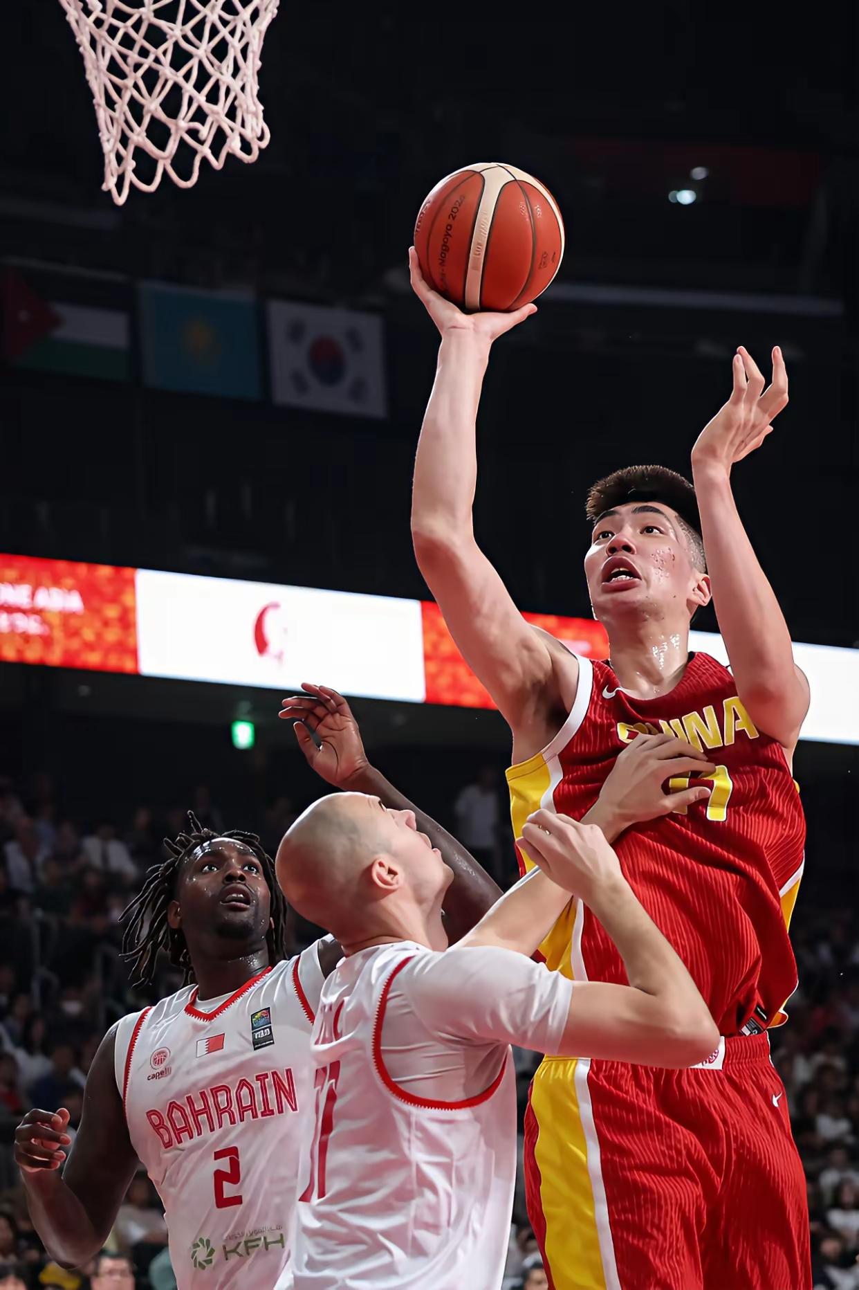 中国男篮的亚运会小组赛也太能打了，105比59，把有塞尔维亚等国归化球员的巴林男