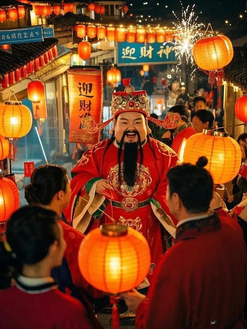 🧨今天可是个重要的日子呀，迎财神啦！希望财神爷能光顾每一个人的家，带来满满的财