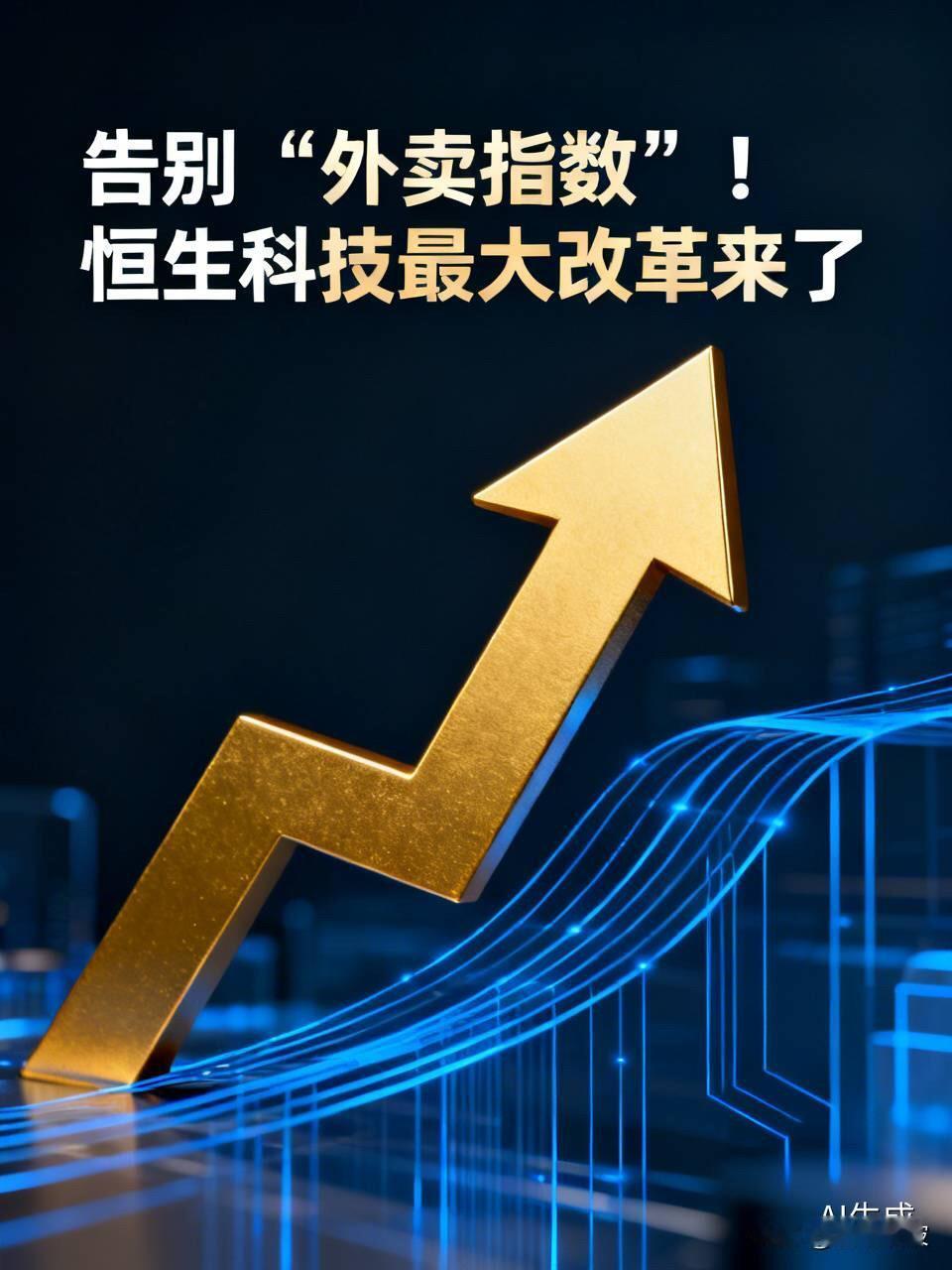 告别“外卖指数”！恒生科技最大改革来了：成分股增至50只，AI站上C位，高成长小