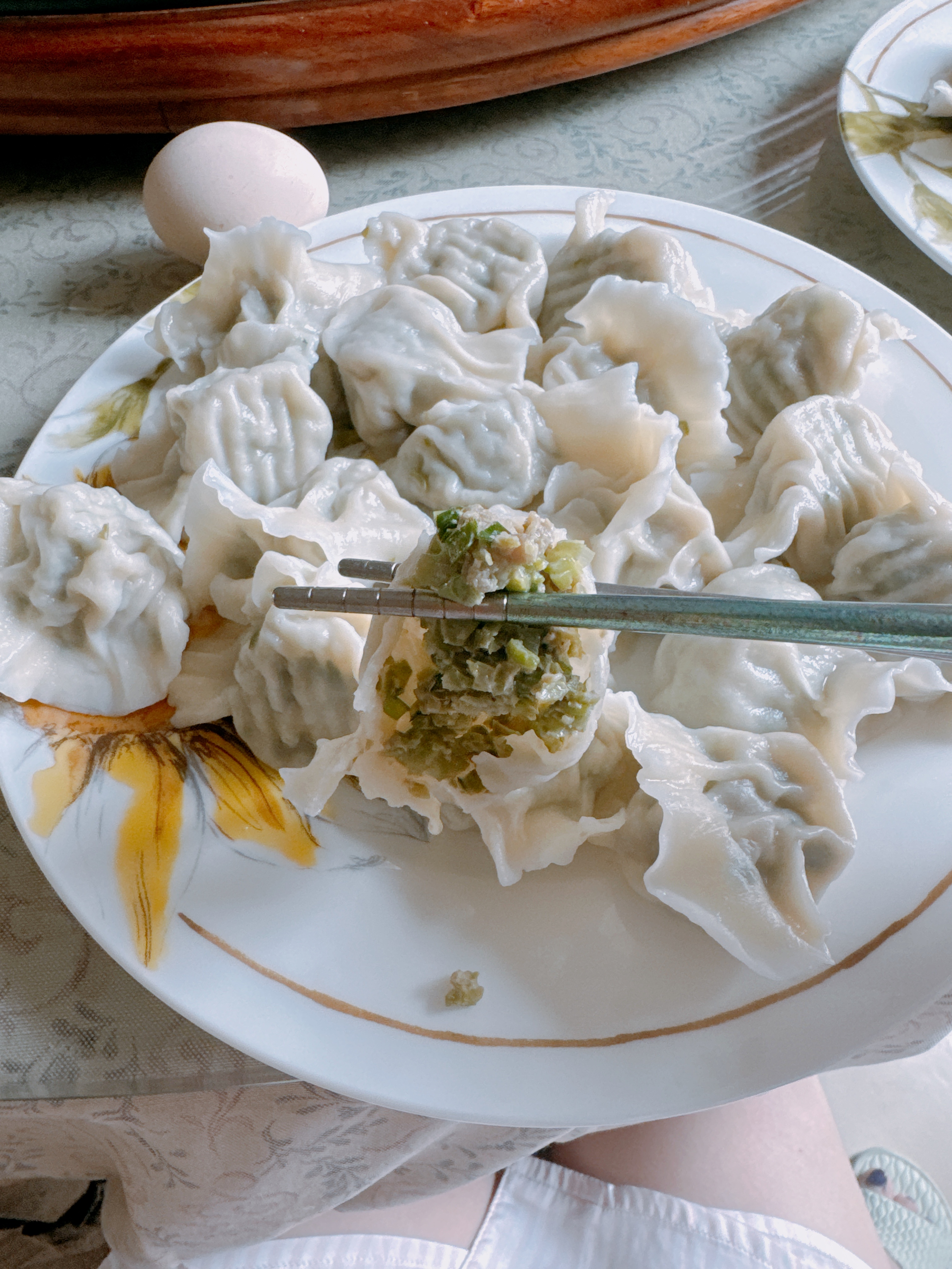 今天米西的眉豆饺子超级鲜！！ 
