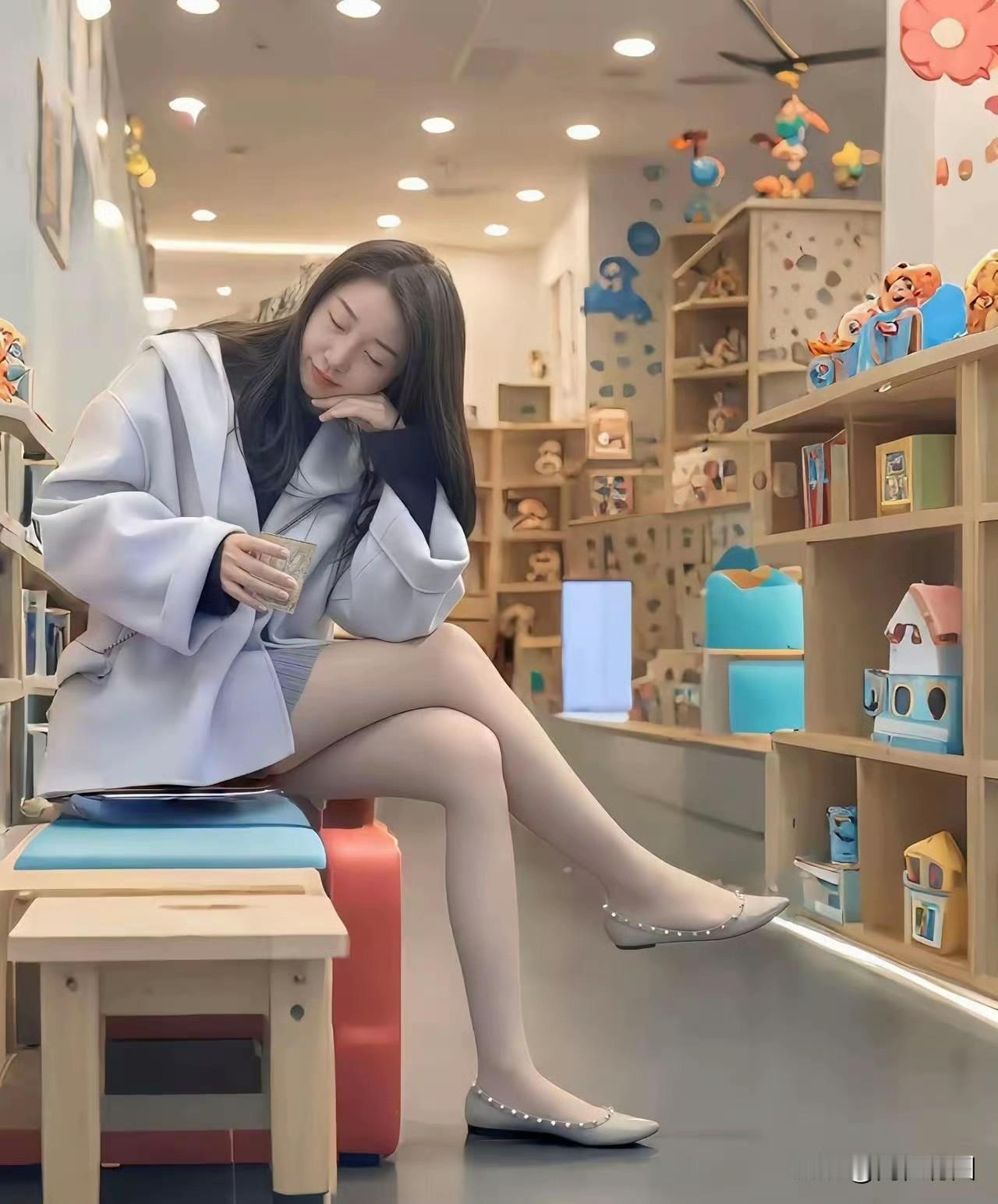 孩子玩的开心，我就得等着