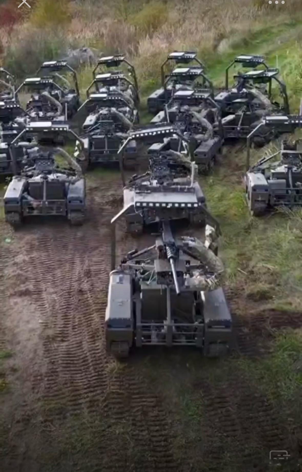 乌克兰DevDroid 公司开发，地面机器人战斗综合体Droid TW-12.7