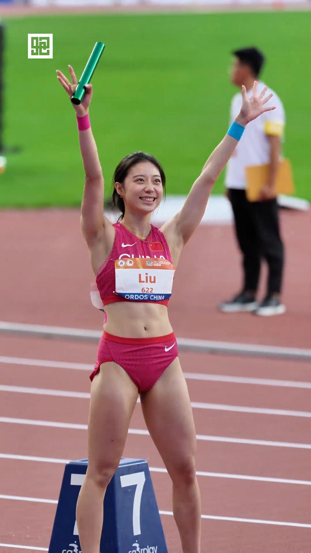 从亚洲U20冠军到亚洲U23冠军，三年时间刘峡君迎来最美蜕变。田径 刘峡君 美女