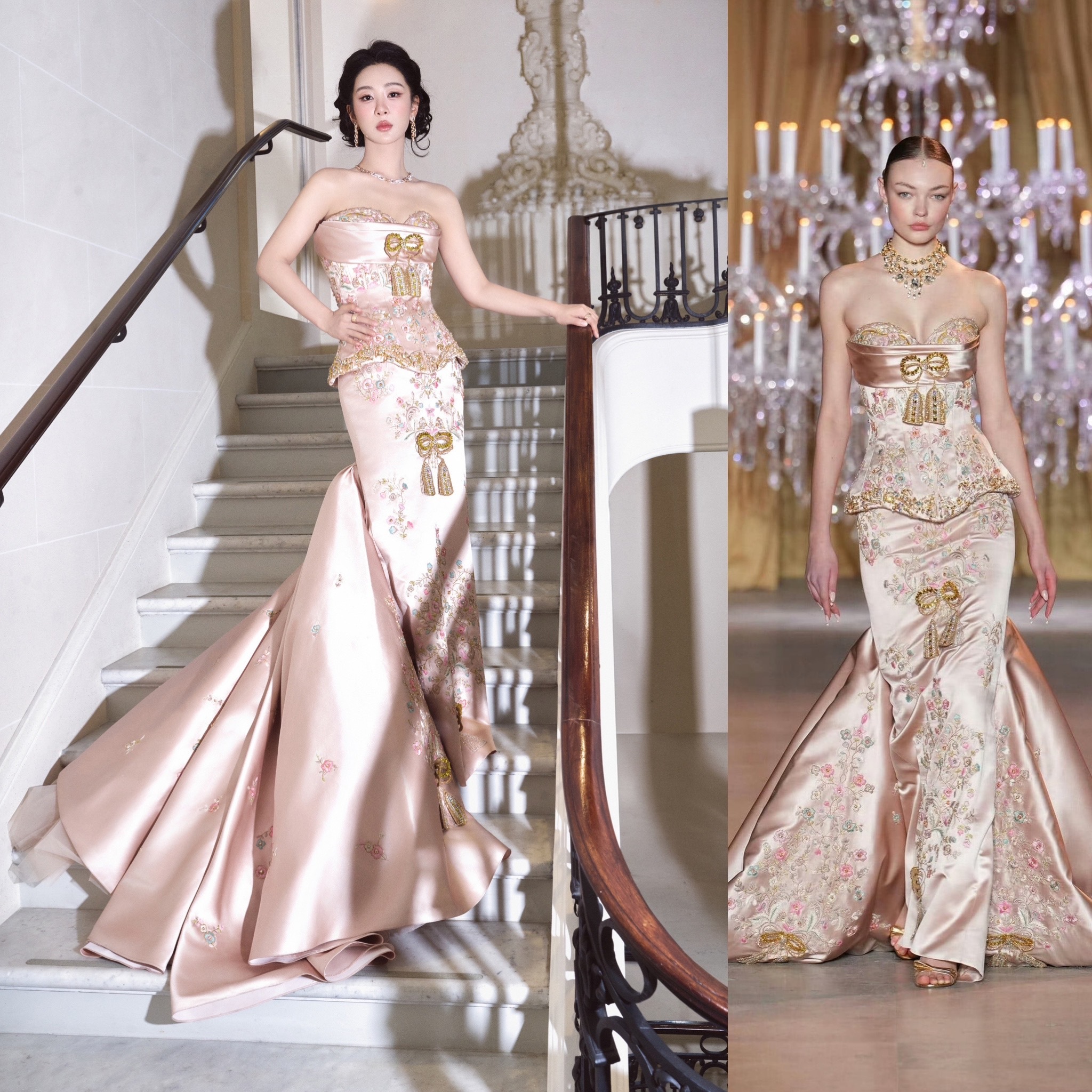 杨紫亮相白玉兰红毯上身Zuhair Murad 2026春夏高定，带来本季国内首