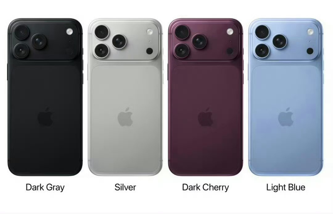 曝iPhone18Pro四款配色苹果永远还是黑白灰最耐看去年的橙色iPhone 