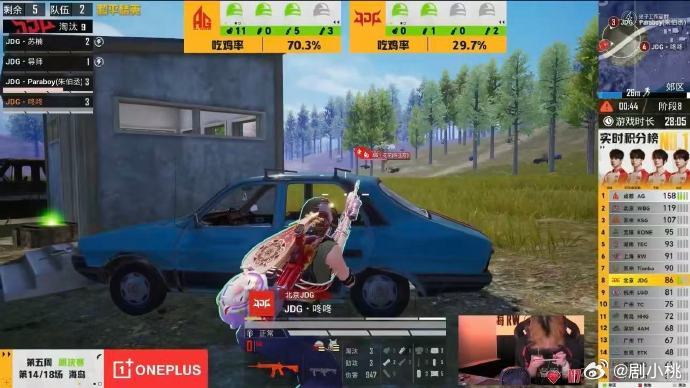 JDG绝境吃鸡JDG咚咚单局MVP 真正的强者从不怕高压局！JDG 绝境翻盘吃鸡